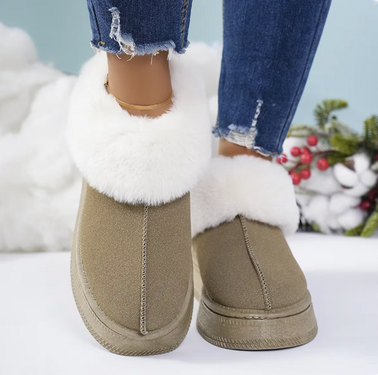 BOTTINES CONFORTABLES AVEC DOUBLURE EN PELUCHE