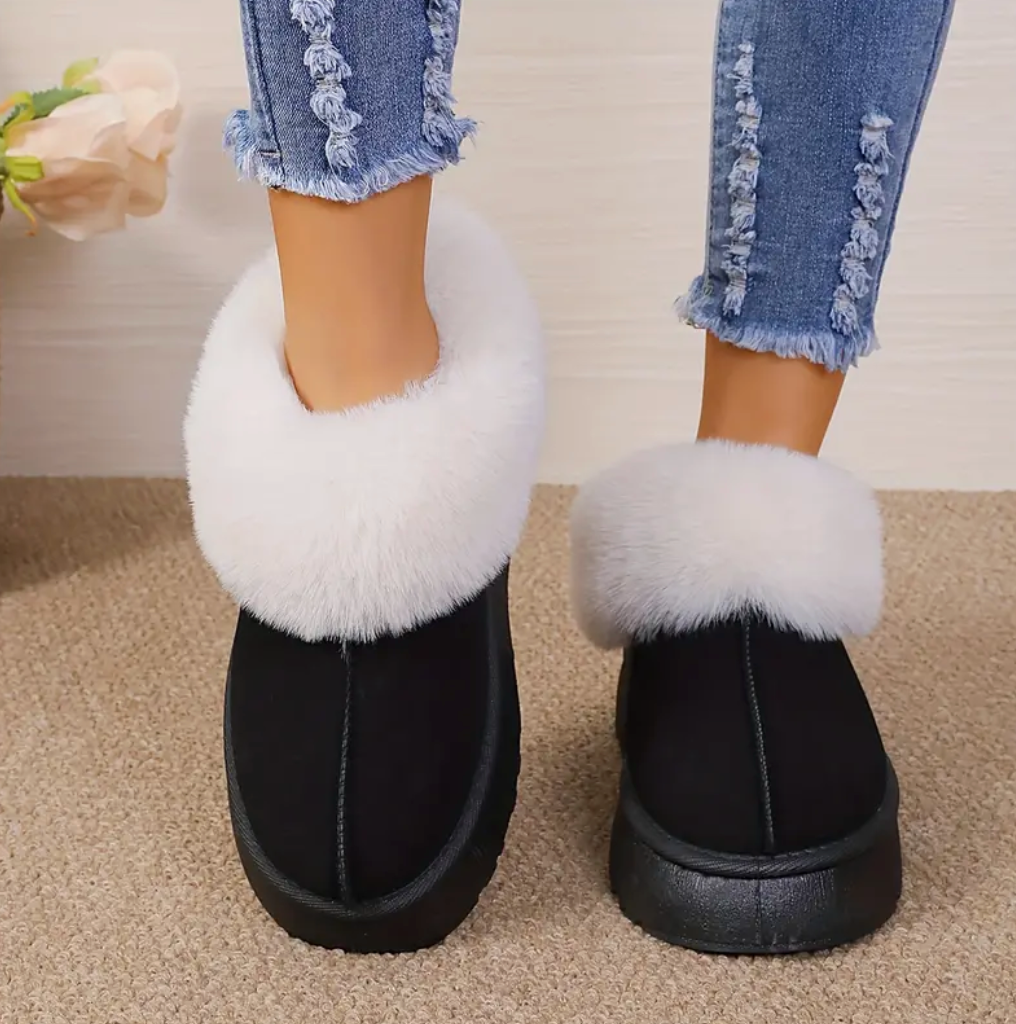 BOTTINES CONFORTABLES AVEC DOUBLURE EN PELUCHE