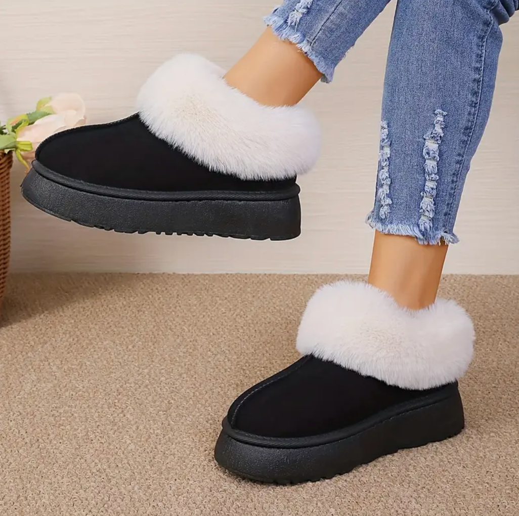 BOTTINES CONFORTABLES AVEC DOUBLURE EN PELUCHE