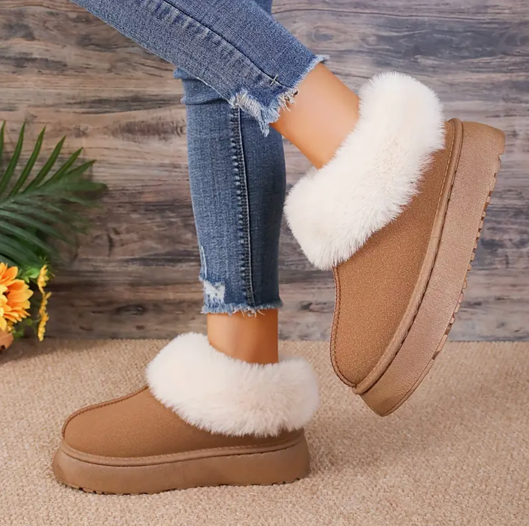 BOTTINES CONFORTABLES AVEC DOUBLURE EN PELUCHE