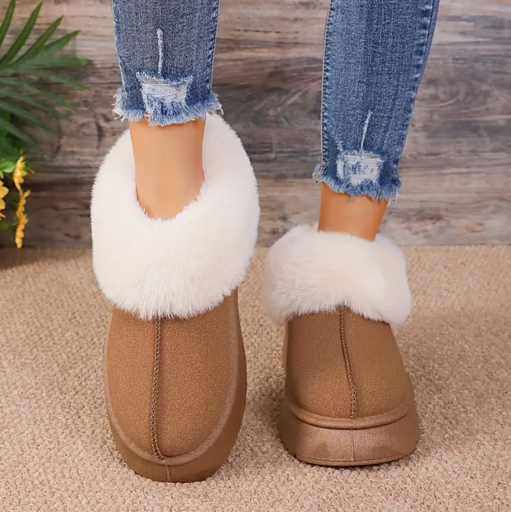 BOTTINES CONFORTABLES AVEC DOUBLURE EN PELUCHE